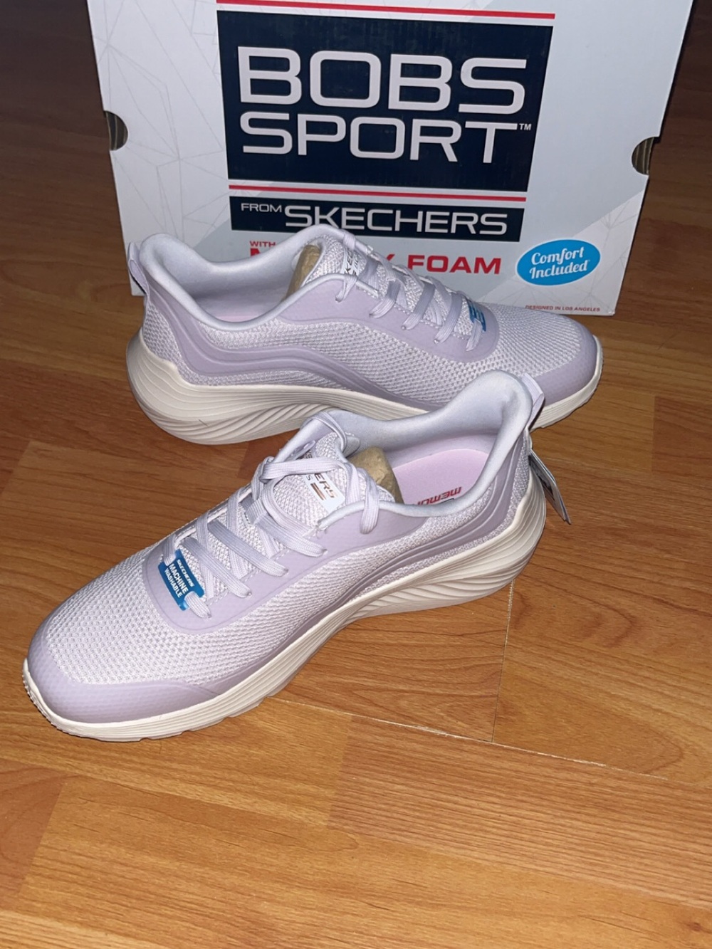Women Bobs Sports By Skechers Still Wading Lilac Shoe